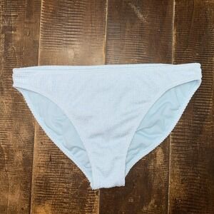 Cyn & Luca Light Blue Bikini Bottoms with a Waffle Texture